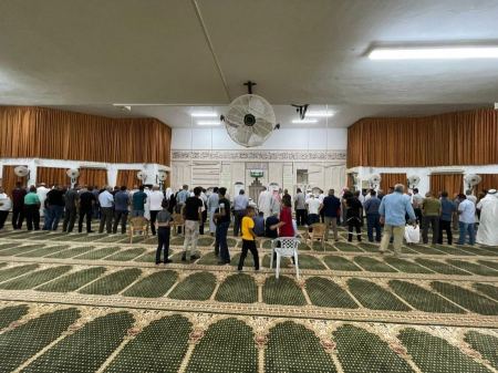 الحركة الاسلامية النقب تنظم لقاء معايدة في مسجد الانصار كسيفة